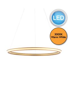 Meadows - LED Gold Ceiling Pendant Light