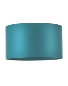 Acton - Teal & Brass Fabric Shade