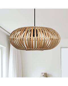 Loren - Bamboo Natural Pendant Lightshade