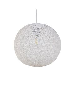 Abaca - White 14 inch Globe Ceiling Light Shade