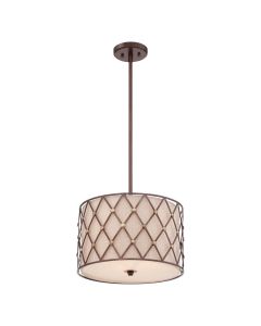 Elstead - Quoizel - Brown Lattice QZ-BROWN-LATTICE-P-M Pendant