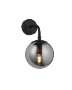 Nostalgia - Black Smoked Glass Wall Light