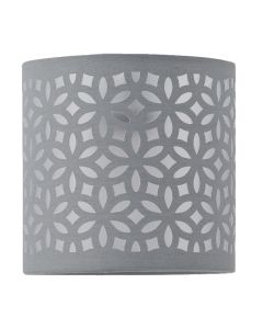 Grey Laser Cut 15.5cm Table Lamp Shade