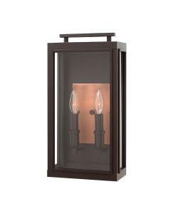 Quintiesse - QN-SUTCLIFFE-M-OZ - Sutcliffe 2 Light Wall Lantern - Oil Rubbed Bronze