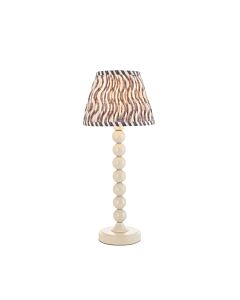 Endon Lighting - Higgledy & Ripple 20cm - 116223 - White Grey Table Lamp With Shade