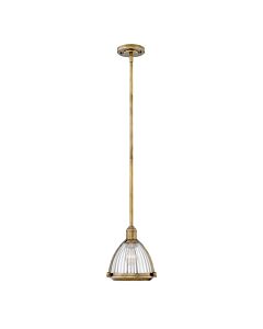 Quintiesse - QN-ELROY-HB - Elroy 1 Light Pendant - Heritage Brass