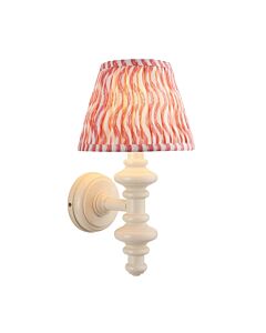 Endon Lighting - Carnaby & Ripple 20cm - 114442 - White Pink Wall Light