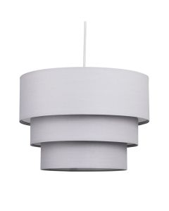 Light Grey 3 Tier Ceiling Light Shade