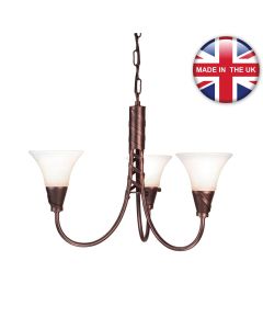 Elstead - Emily EM3-COPPER Chandelier