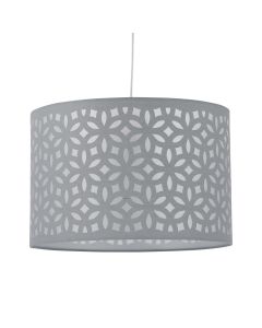 Grey Laser Cut 30cm Pendant Lightshade