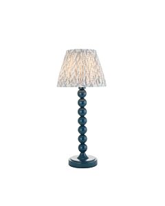 Endon Lighting - Higgledy & Leaf 20cm - 116266 - Blue Table Lamp With Shade