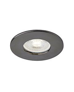 Saxby Lighting - Saxby ShieldONE 65 - 109807 & 113284 - Black Nickel IP65 Fixed Bathroom Recessed Fire Rated Ceiling Downlight