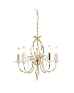 Elstead - Aegean AG5-POL-BRASS Chandelier