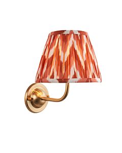 Endon Lighting - Dome Arc & Zigzag 20cm - 115961 - Aged Brass Orange Wall Light