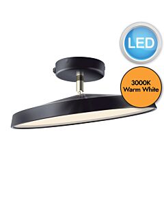 Nordlux - Kaito - 2320546003 - LED Black Flush Ceiling Light