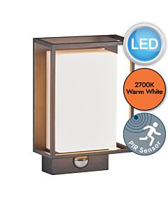 Nordlux - Nestor - 49051503 - LED Black White IP44 Outdoor Sensor Wall Light