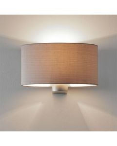 Astro Lighting - Napoli 1185001 & 5014003 - Matt Nickel Wall Light with Oyster Shade