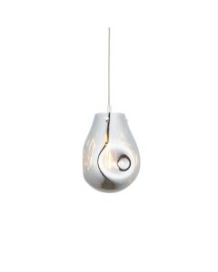 Dunlap - Chrome Glass Ceiling Pendant Light