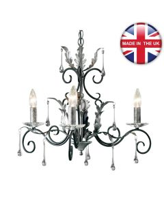 Elstead - Amarilli AML3-BLK-SILVER Chandelier