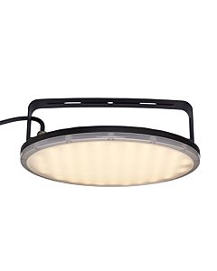 Saxby Lighting - Titan Anti-Glare - 118612 - LED Black Clear IP65 Outdoor Ceiling Flush Light