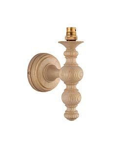 Endon Lighting - Bibury - 111526 - Ash Wood Aged Brass Wall Light