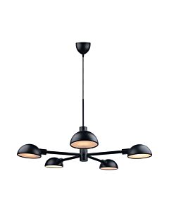 Nordlux - Nomi - 2220163003 - Black 5 Light Ceiling Pendant Light