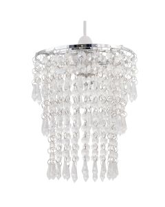 Clear Jewel Tiered Light Shade