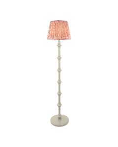 Endon Lighting - Carnaby & Ripple 35cm - 115481 - White Pink Floor Lamp