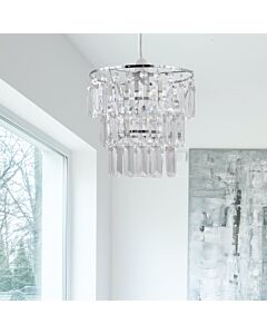 Three Tier Acrylic Crystal Light Shade