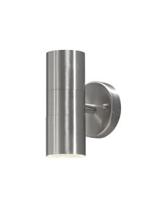 Konstsmide - Modena - 7571-000 - Stainless Steel 2 Light IP44 Outdoor Wall Washer Light