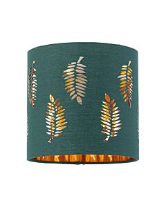 Fern - Dark Green Cut Out 15.5cm Table Lamp Shade