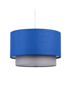 Blue & Grey 2 Tier Light Shade