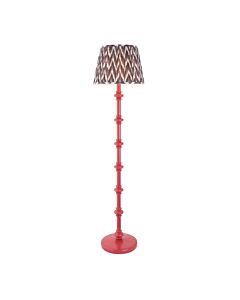 Endon Lighting - Carnaby & Zigzag 40cm - 114411 - Pink Grey Floor Lamp