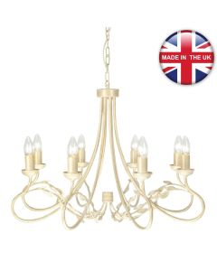 Elstead - Olivia OV8-IVORY-GOLD Chandelier