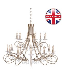 Elstead - Christina CRT18-SIL-GOLD Chandelier