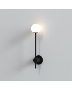 Astro Lighting - Orb Single 1424004 - IP44 Matt Black Wall Light