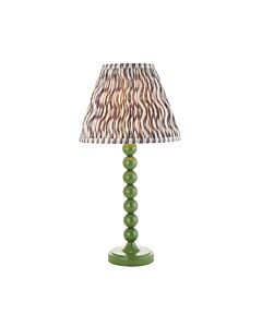 Endon Lighting - Higgledy & Ripple 25cm - 114701 - Green Grey Table Lamp With Shade