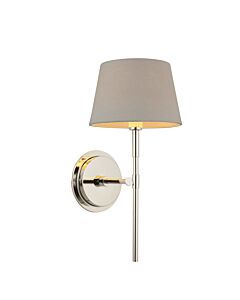 Endon Lighting - Rennes - 103359 - Nickel Grey Wall Light