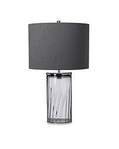 Quintiesse - QN-RENO-SMOKE-PN - Reno Table Lamp - Smoke - Polished Nickel