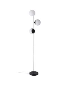 Nordlux - Lilly - 48613003 - Black Opal Glass 3 Light Floor Lamp