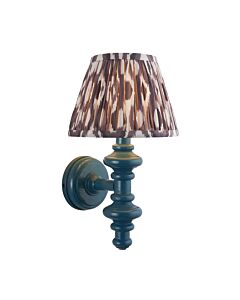 Endon Lighting - Carnaby & Ikat 20cm - 114482 - Blue Grey Wall Light