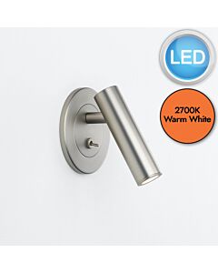 Astro Lighting - Enna - 1058065 - LED Nickel Reading Wall Light