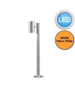 Konstsmide - Ull - 591-320 - LED Galvanized Zinc 2 Light IP54 Outdoor Post Light