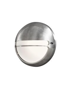 Konstsmide - Torino - 7333-000 - Stainless Steel IP44 Outdoor Bulkhead Light