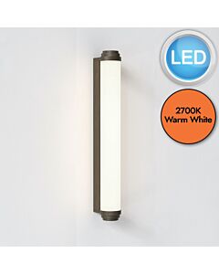 Astro Lighting Professional - Burlington - 1477005 - LED Bronze Opal IP44 Bathroom Strip Wall Light