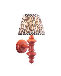 Endon Lighting - Carnaby & Ripple 20cm - 114496 - Pink Grey Wall Light