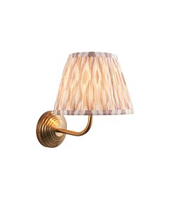 Endon Lighting - Obelisk Arc & Ikat 20cm - 116010 - Aged Brass Neutral Wall Light