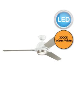 Elstead - Kichler - Zeus - 152cm Fan - White