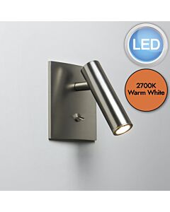 Astro Lighting - Enna - 1058018 - LED Nickel Reading Wall Light