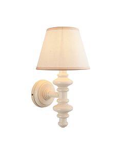 Endon Lighting - Carnaby & Ivy 20cm - 114449 - White Vintage Wall Light